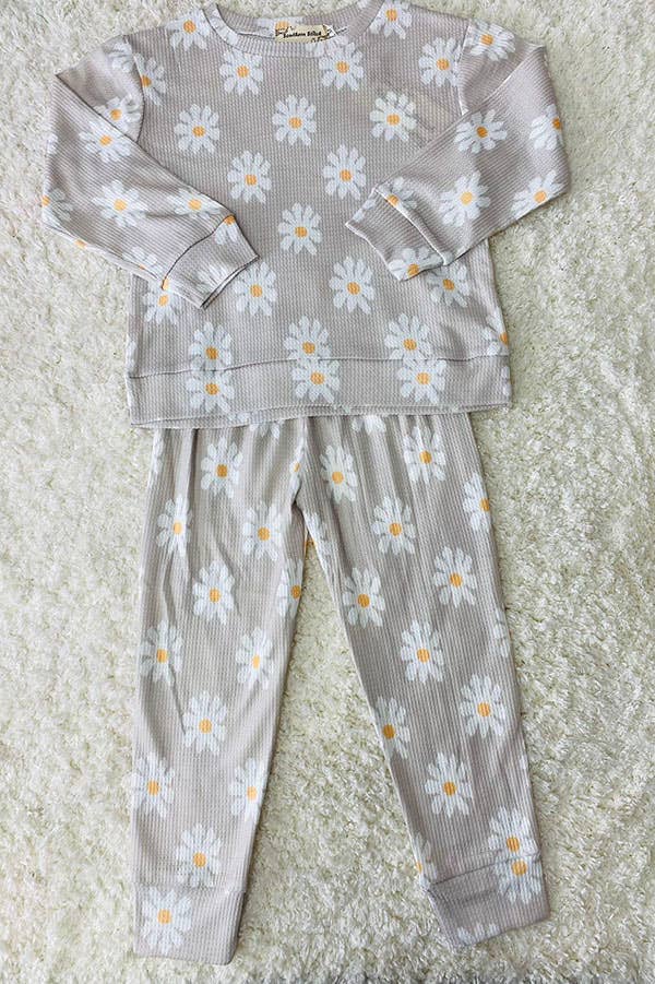 Daisy Pajamas - long sleeve top & pant girls clothing sets