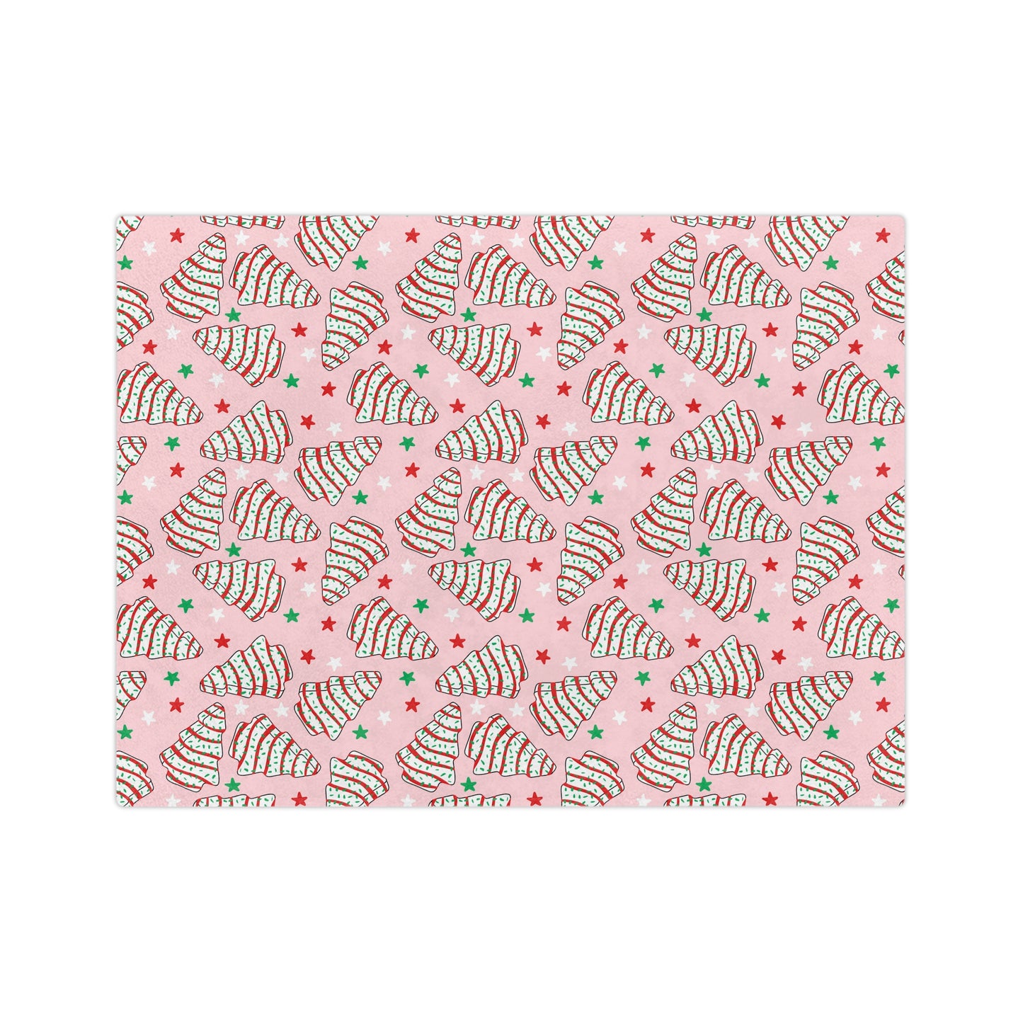 Christmas Cakes, Velveteen Microfiber Blanket