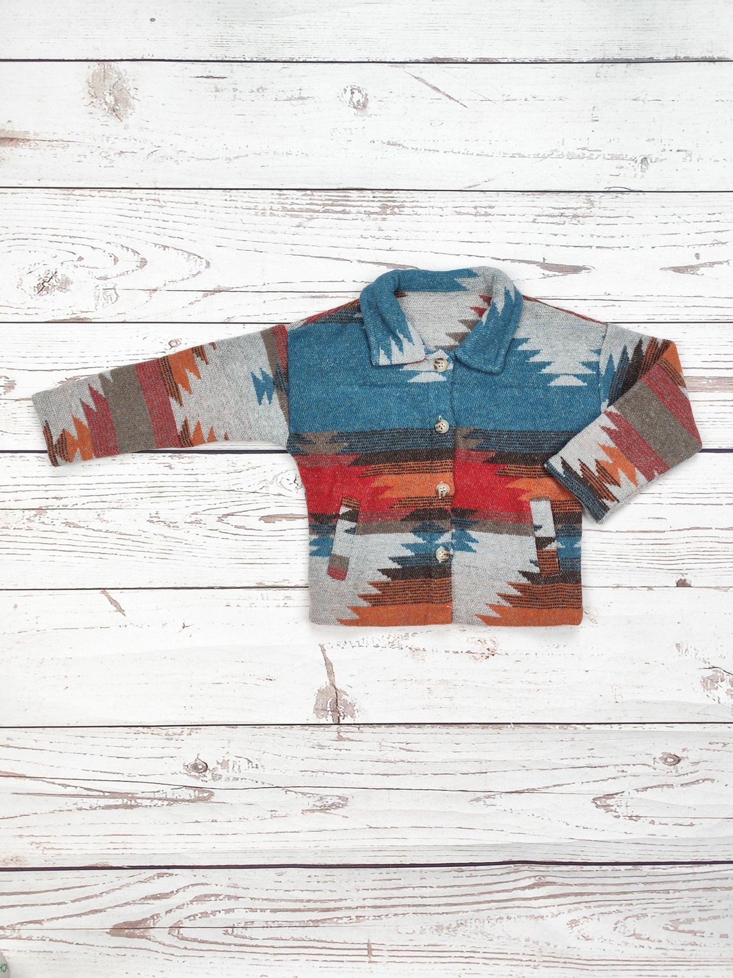 Kids Aztec Shacket