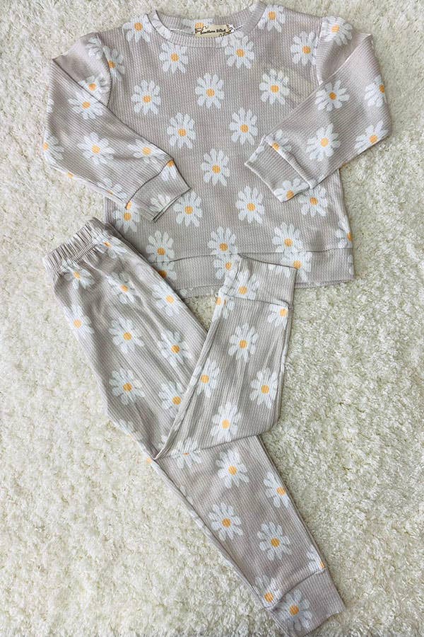 Daisy Pajamas - long sleeve top & pant girls clothing sets