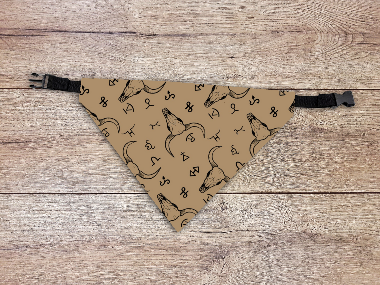 Western Branded Dog Bandana - Over The Collar