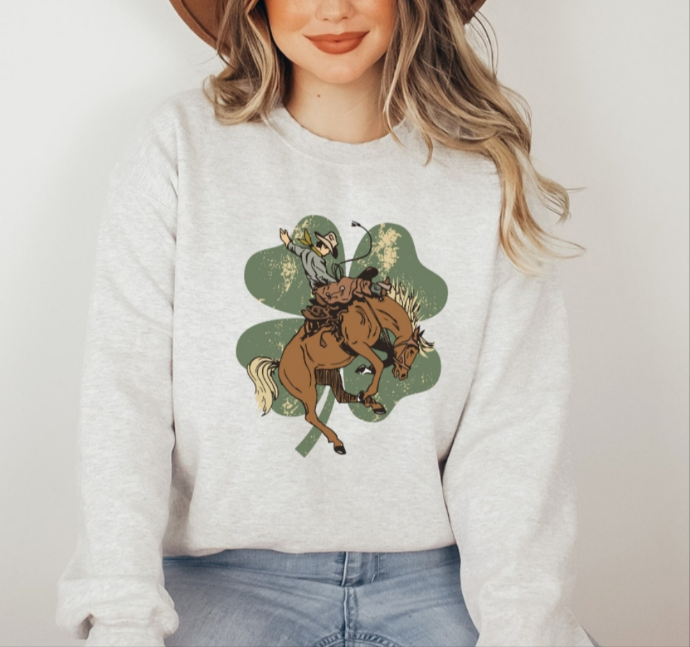 Shamrock Rodeo - Crewneck, Hoodie, or T-Shirt