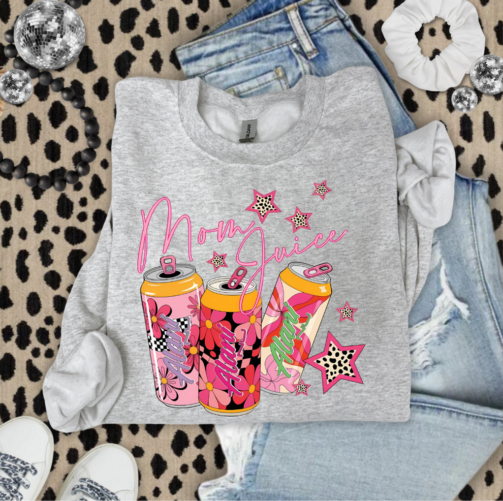 Mom Juice - Crewneck, Hoodie, or T-Shirt