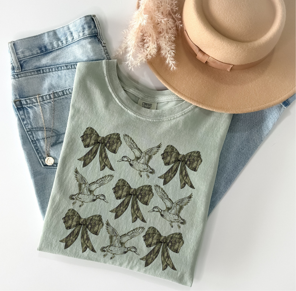 Coquette Camo Duck - Crewneck, Hoodie, or T-Shirt