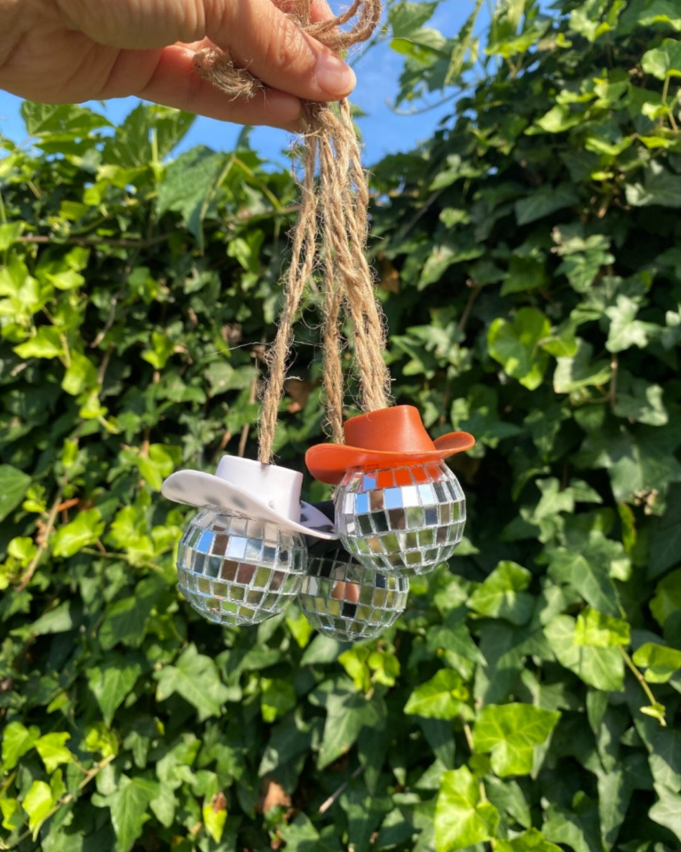 Cowboy Discoball Charms
