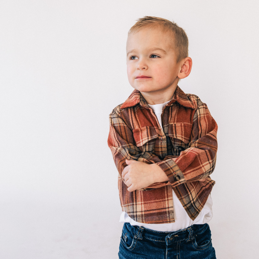 Lightweight Rust Flannel - Child