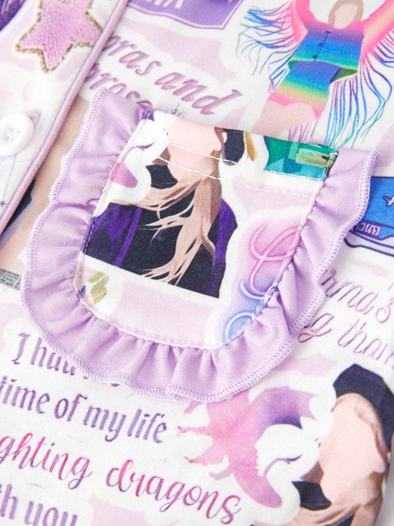 TS Character Print - Girls Pajamas