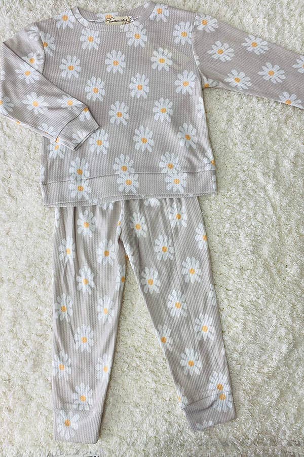Daisy Pajamas - long sleeve top & pant girls clothing sets