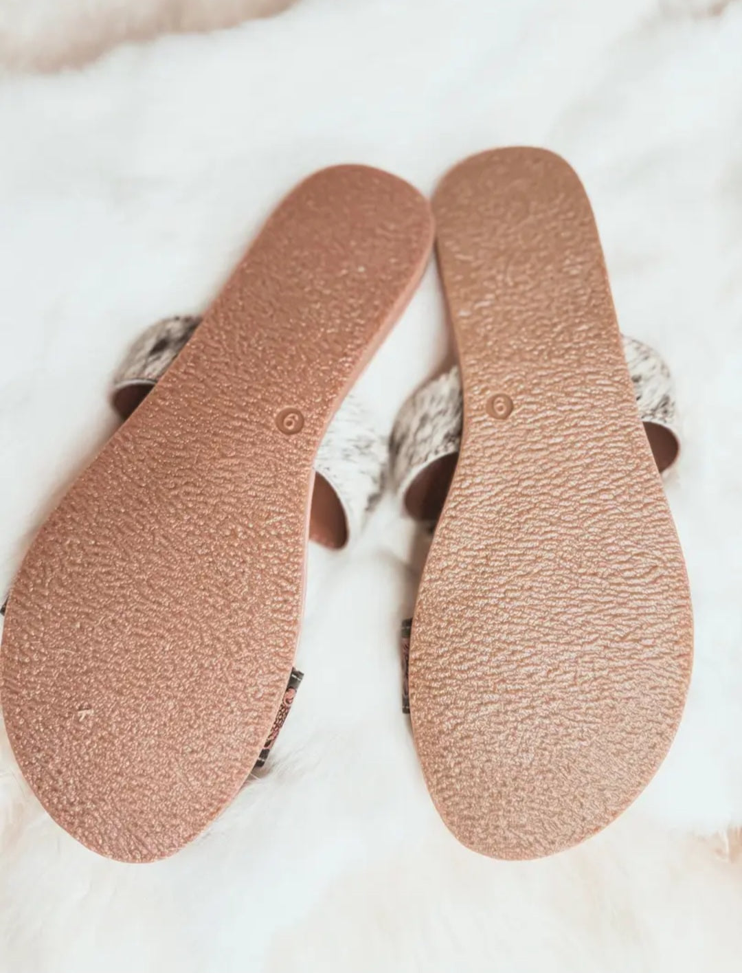Tooled Leather and Cowhide Sandals - PRE-ORDER
