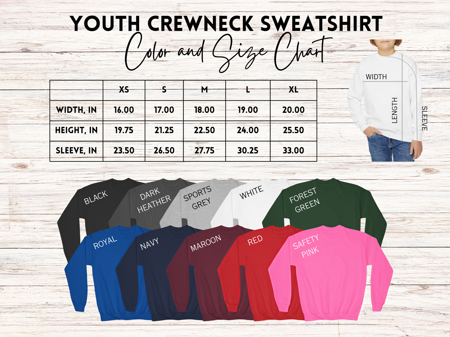 Born To Be Wild - Youth/Infant Tee and Crewneck