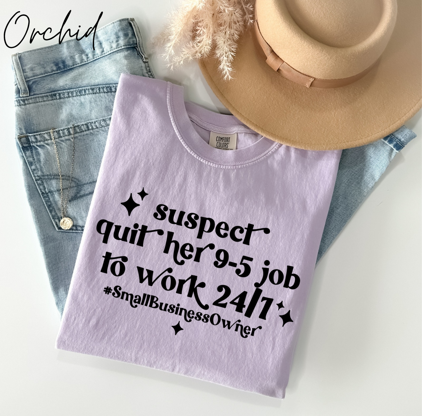 Small Business Owner Suspect - Crewneck, Hoodie, or T-Shirt