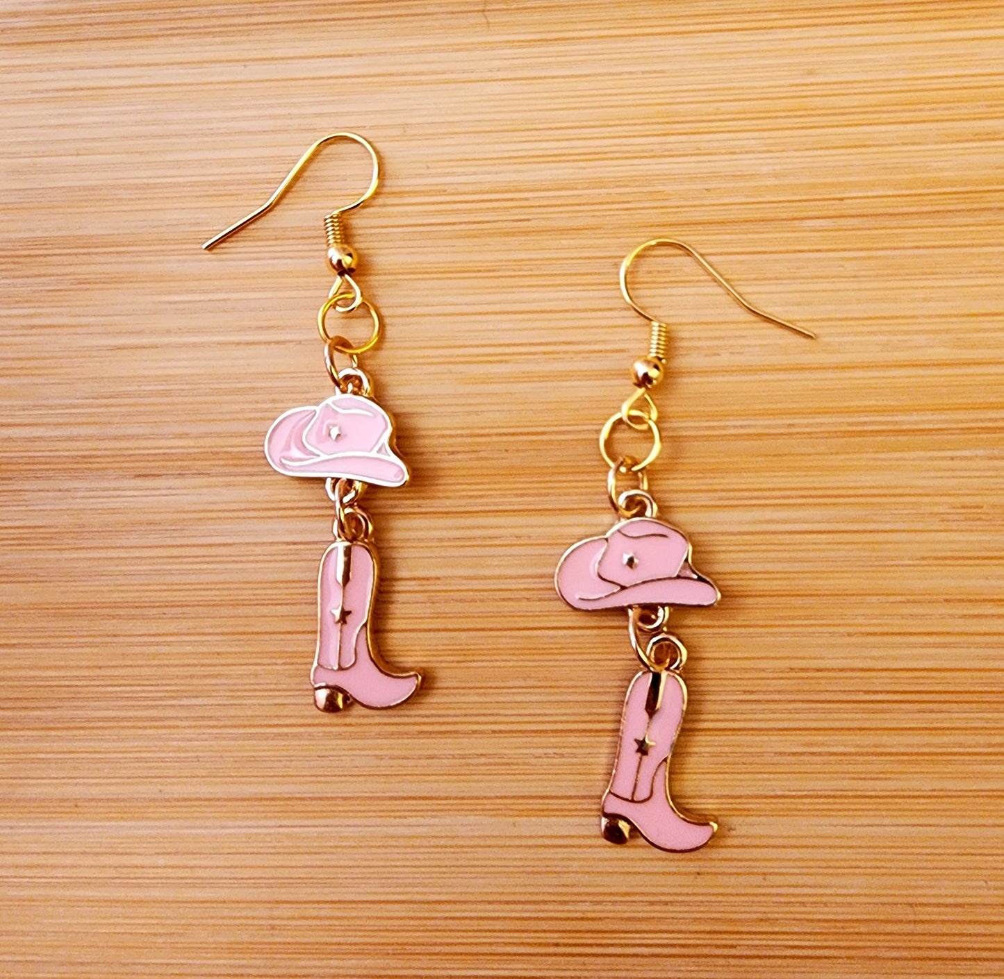 Cowgirl Boots and Hat Earrings