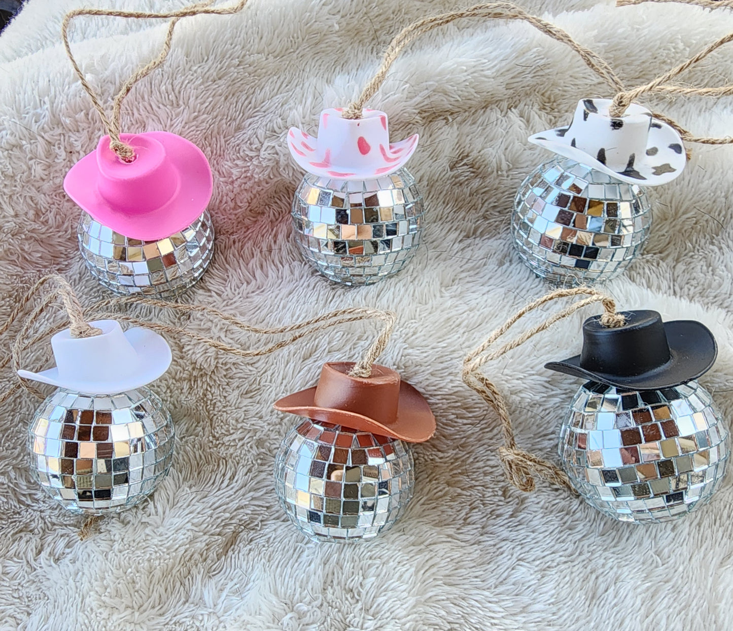 Cowboy Discoball Charms
