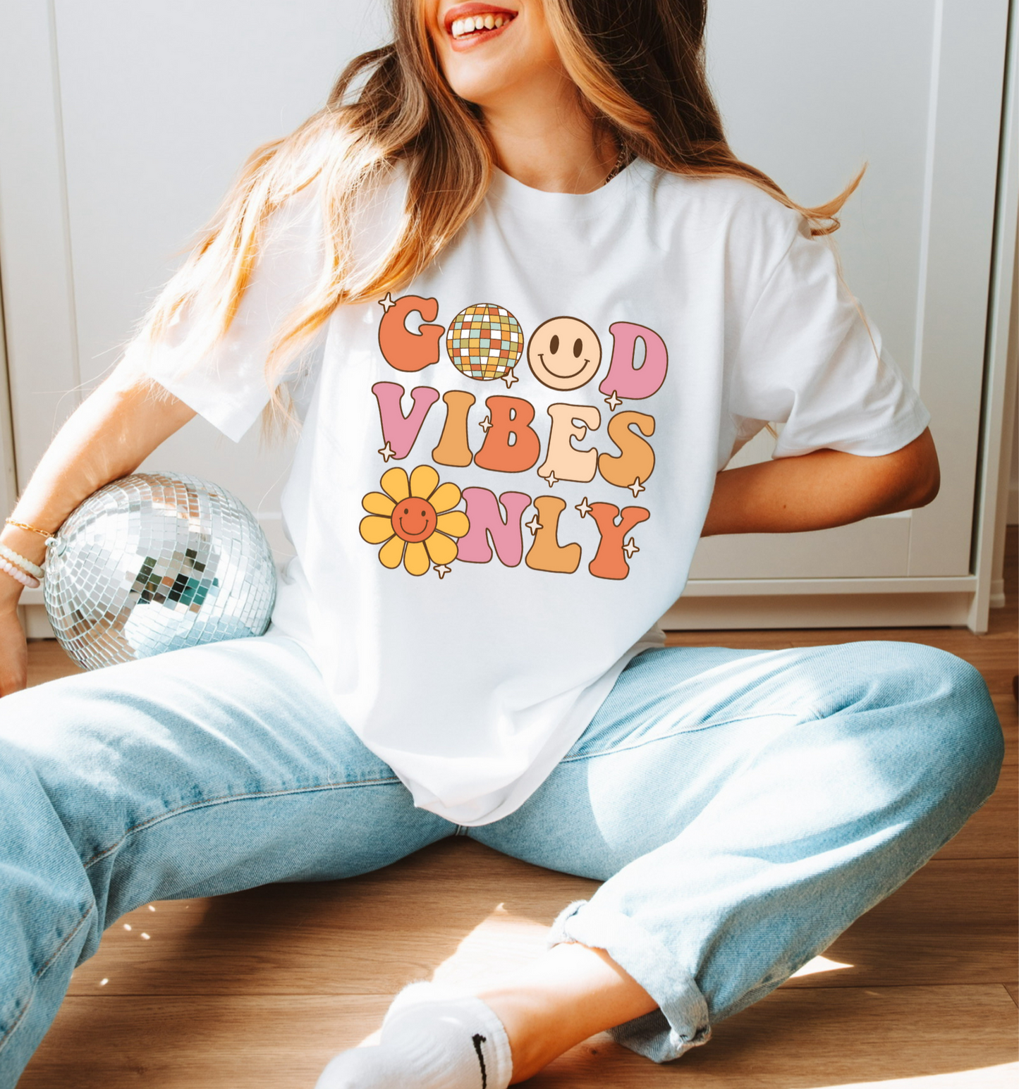 Good Vibes Only - Crewneck, Hoodie, or T-Shirt
