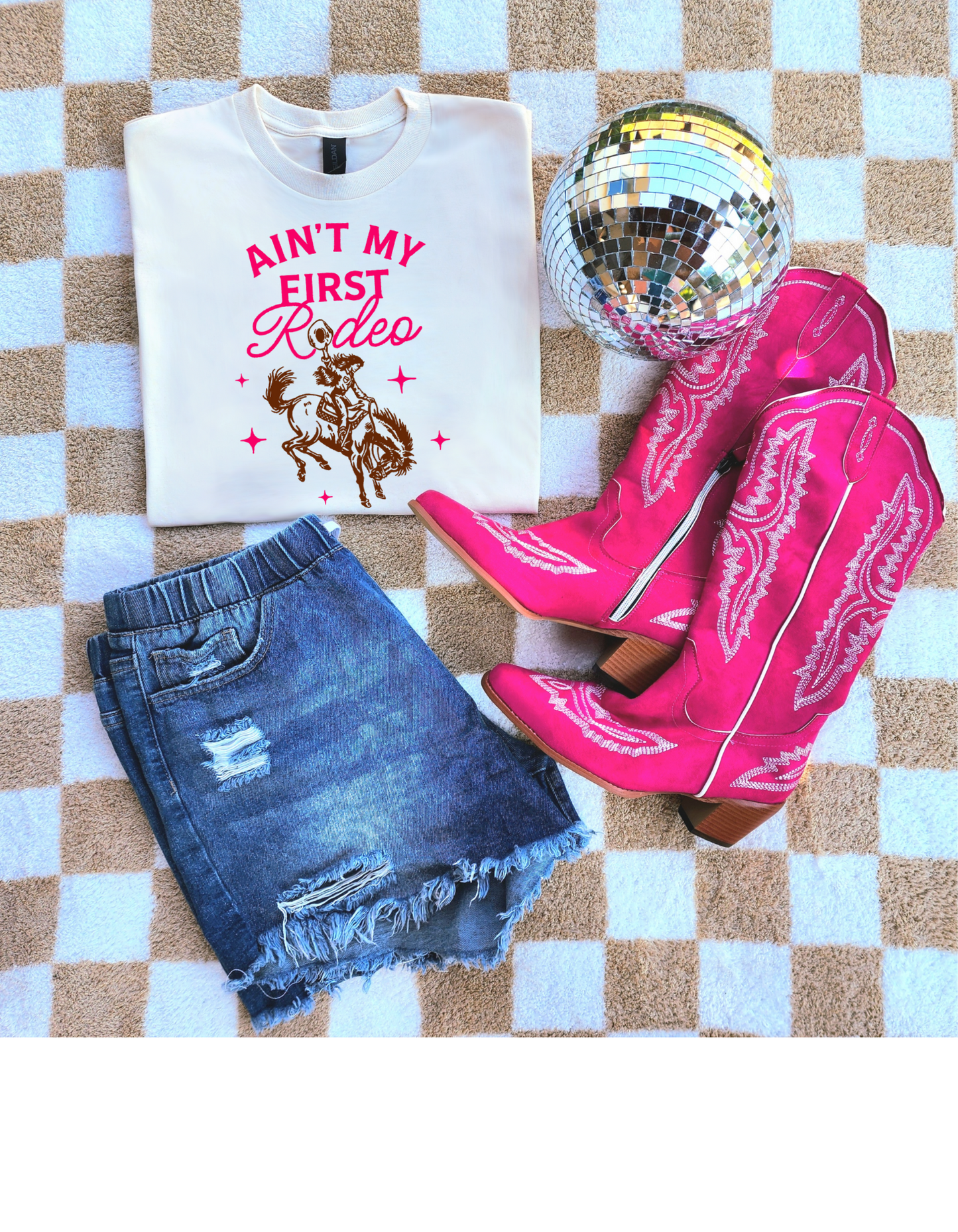 Ain't My First Rodeo - Crewneck, Hoodie, or T-Shirt