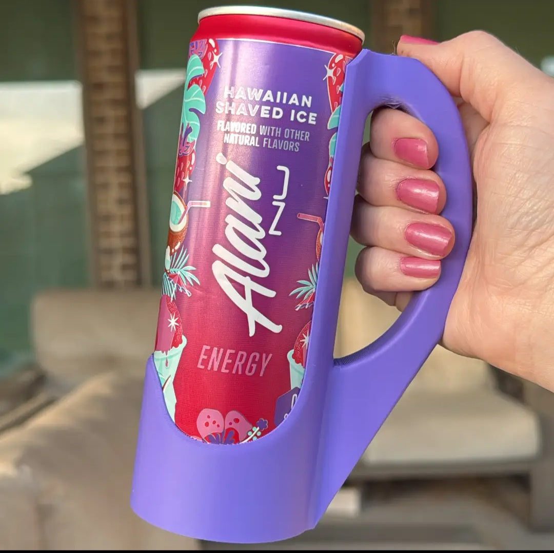 Sipzey Skinny Can Handle With Optional Lid - PRE-ORDER