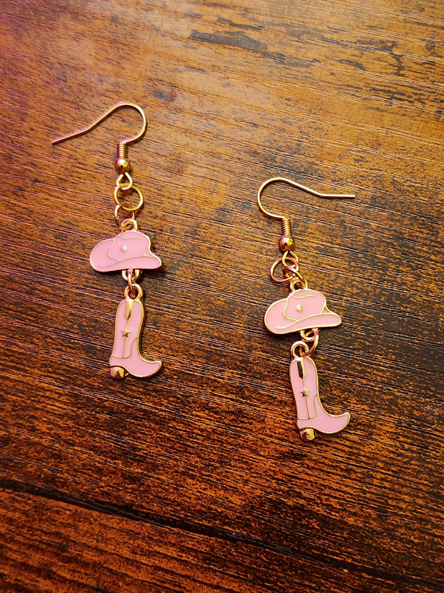 Cowgirl Boots and Hat Earrings