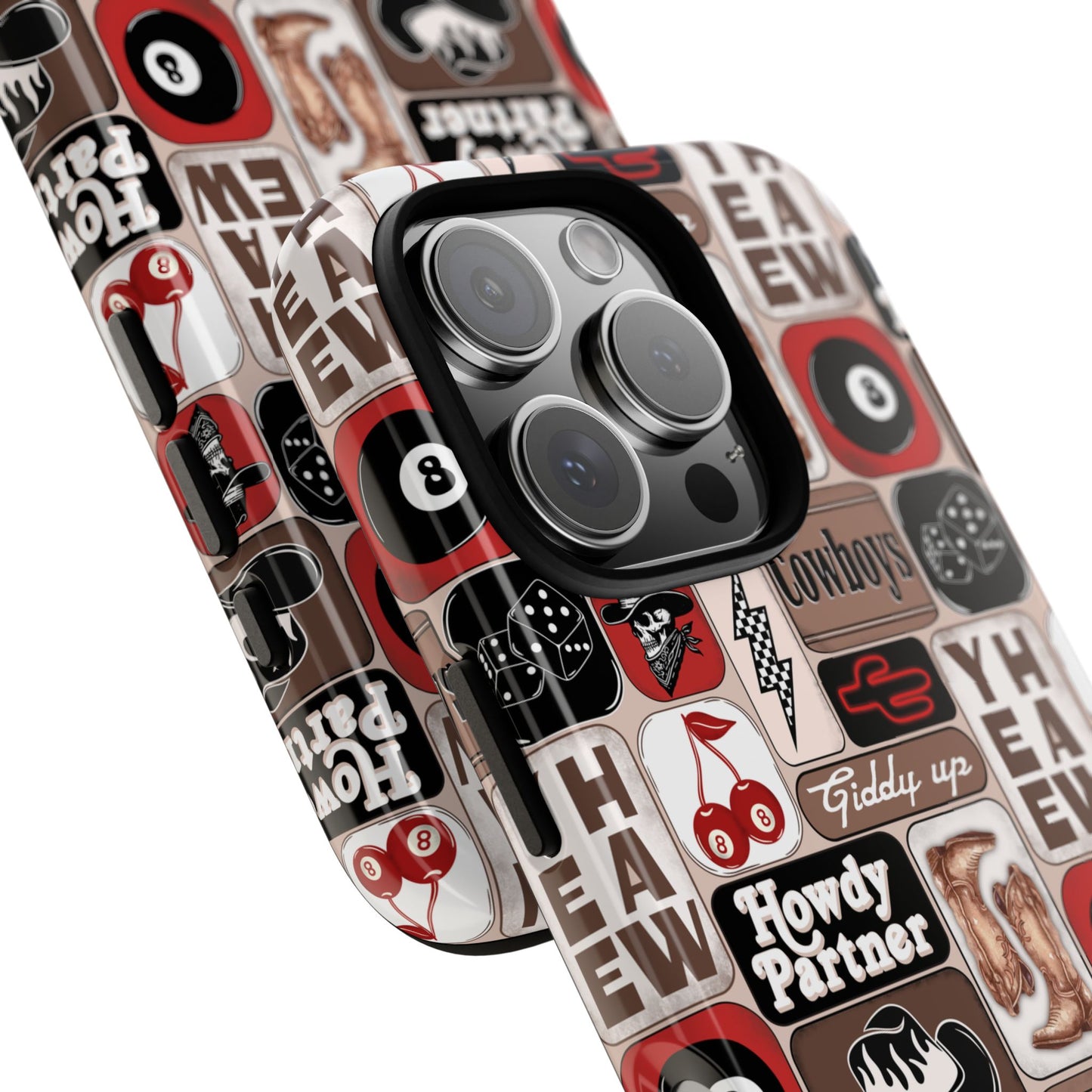Western Collage, Tough Phone Cases - Multiple Phone Styles!
