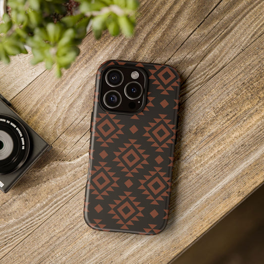 Dark Aztec, Tough Phone Cases - Multiple Phone Styles!
