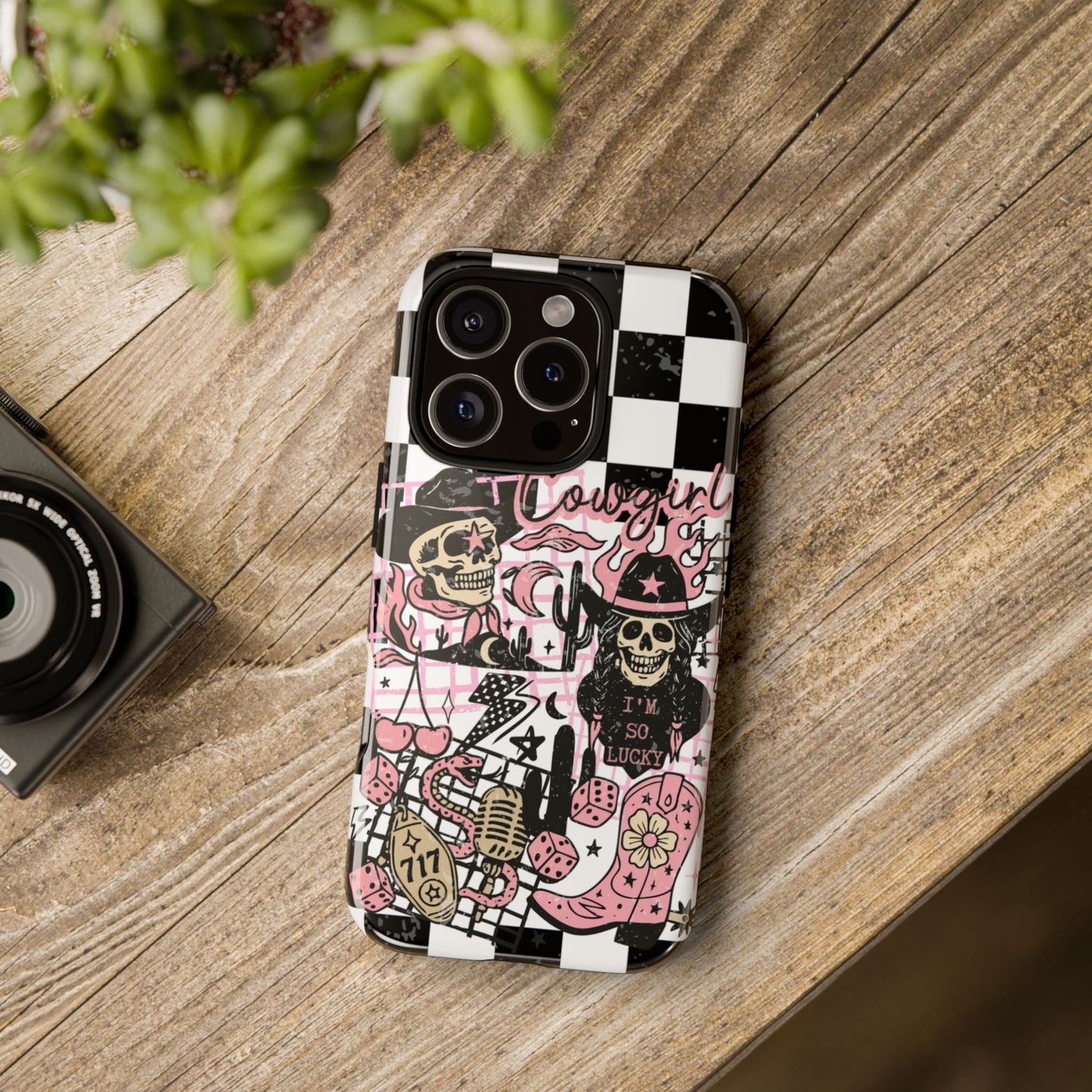 Pink Western Grunge, Tough Phone Cases - Multiple Phone Styles!