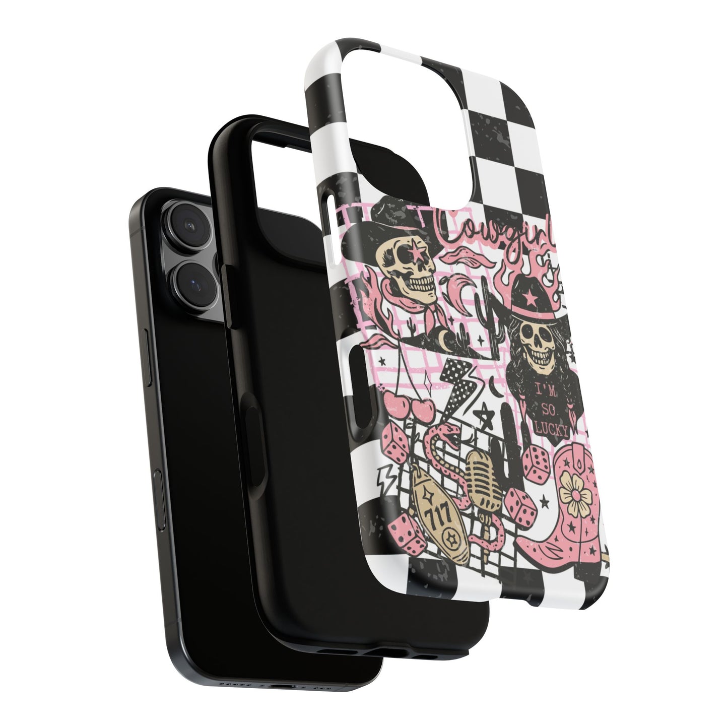 Pink Western Grunge, Tough Phone Cases - Multiple Phone Styles!