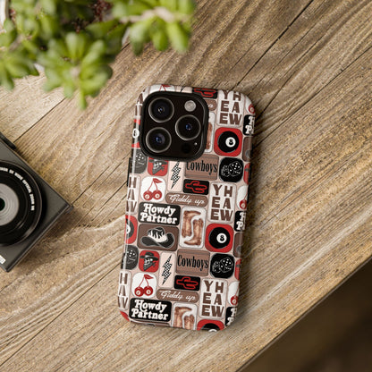 Western Collage, Tough Phone Cases - Multiple Phone Styles!