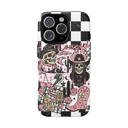 Pink Western Grunge, Tough Phone Cases - Multiple Phone Styles!