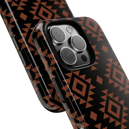 Dark Aztec, Tough Phone Cases - Multiple Phone Styles!