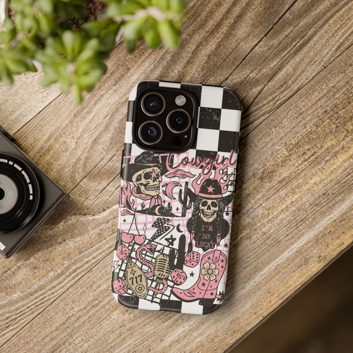 Pink Western Grunge, Tough Phone Cases - Multiple Phone Styles!
