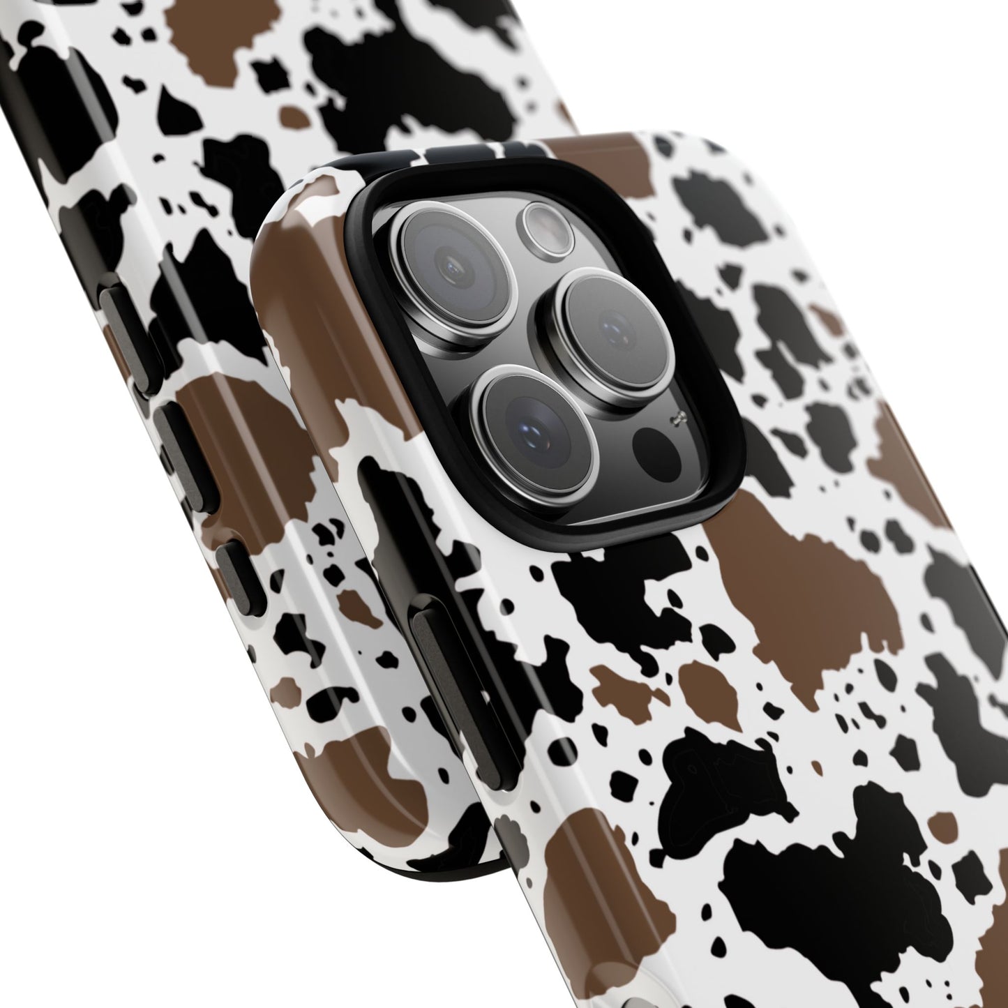 Brown Cowprint, Tough Phone Cases - Multiple Phone Styles!