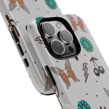 Turquoise Butterfly Western Grunge, Tough Phone Cases - Multiple Phone Styles!