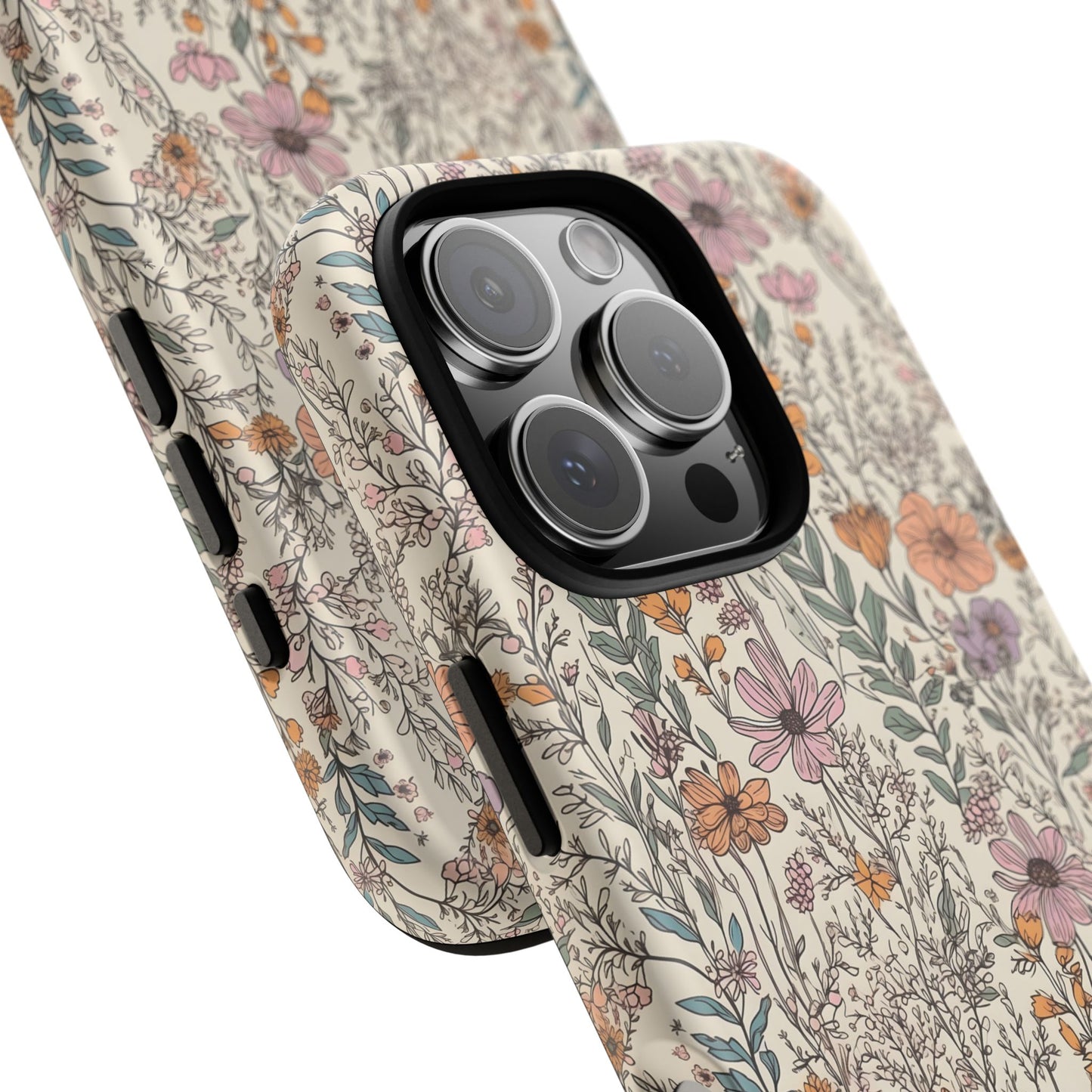 Floral, Tough Phone Cases, Multiple Phone Styles, Glossy and Matte, Punchy