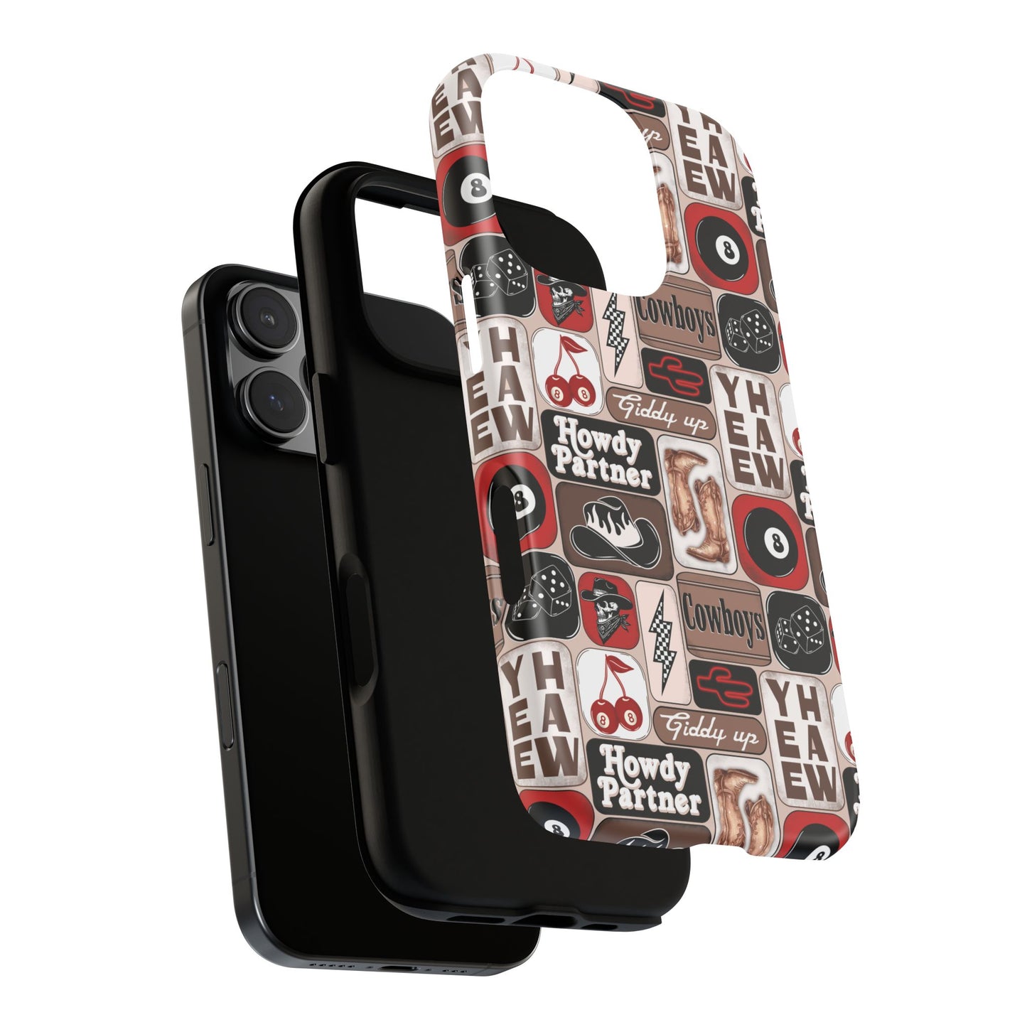 Western Collage, Tough Phone Cases - Multiple Phone Styles!