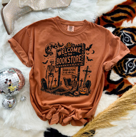 Halloween Bookstore -  Crewneck, Hoodie, or T-Shirt