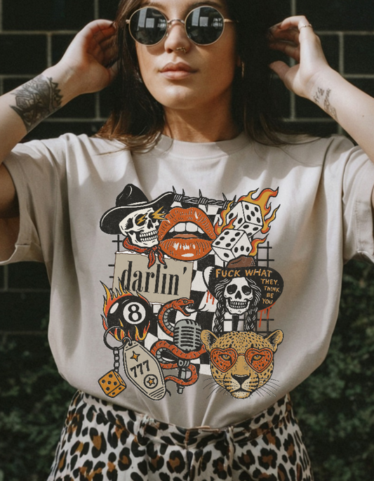 Western Grunge Darlin-  Crewneck, Hoodie, or T-Shirt