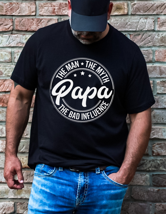 Papa -  Crewneck, Hoodie, or T-Shirt