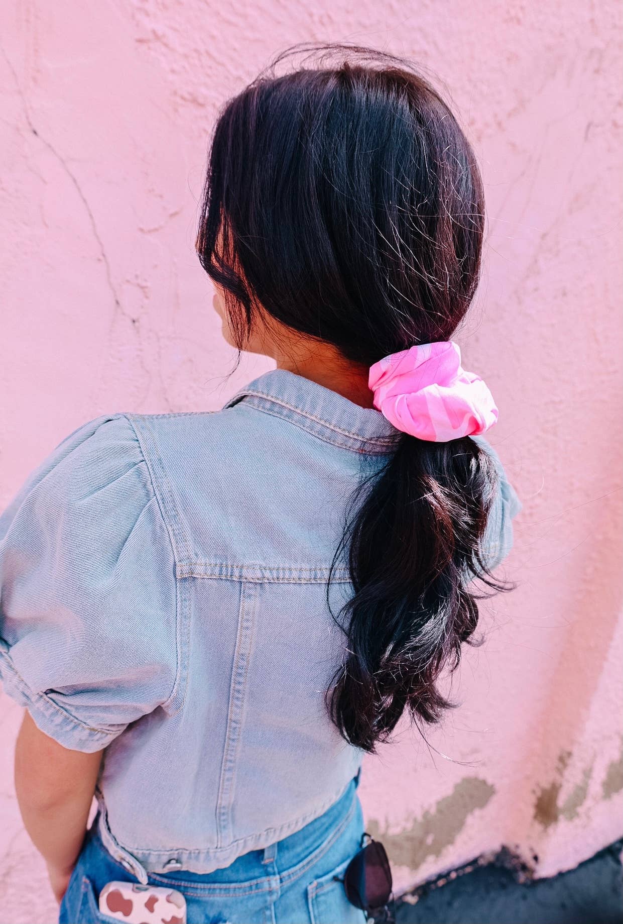 Pink Leopard Stretchy Head Wrap