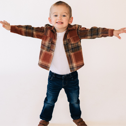 Lightweight Rust Flannel - Child