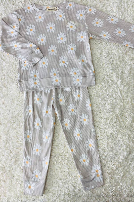 Daisy Pajamas - long sleeve top & pant girls clothing sets