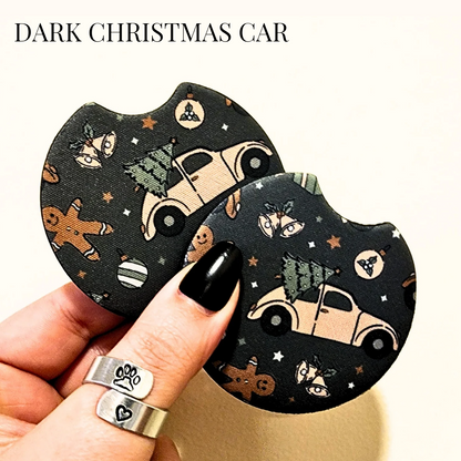 Holiday Car Coasters - MULTIPLE STYLES!