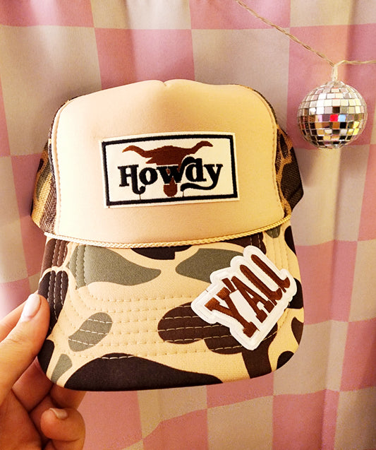 Howdy Yall - Foam Trucker Hat - CLEARANCE