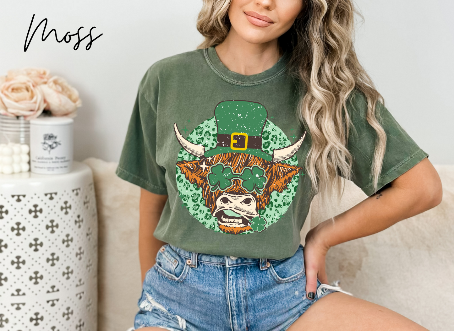 Lucky Cow -  Crewneck, Hoodie, or T-Shirt