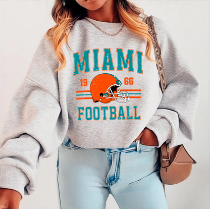 Retro Football Teams -  Crewneck, Hoodie, or T-Shirt