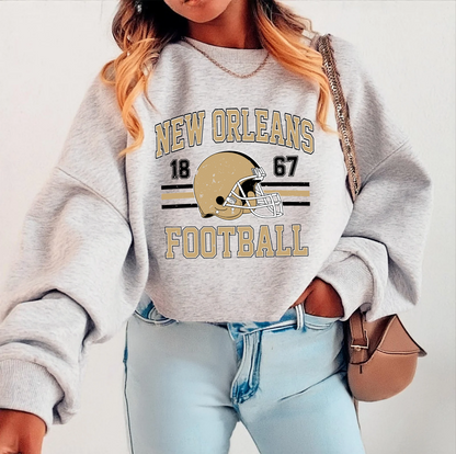 Retro Football Teams -  Crewneck, Hoodie, or T-Shirt