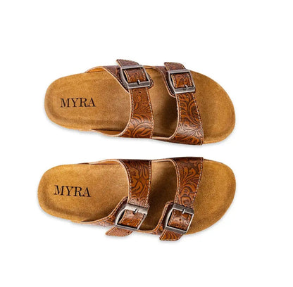 Tooled Leather Sandals - PRE-ORDER