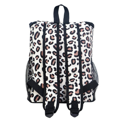 Backpack Travel Cooler Insulated Bag - Aztec and Leopard Print