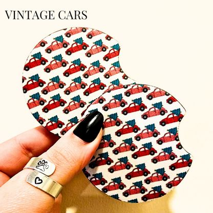 Holiday Car Coasters - MULTIPLE STYLES!