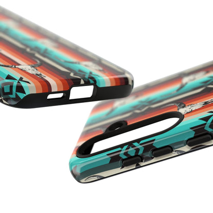 Western Cowskull Tough Phone Cases - Multiple Phone Styles!
