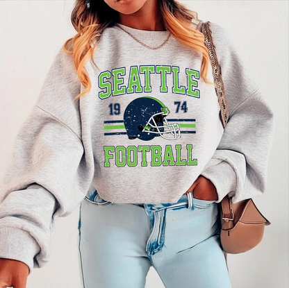 Retro Football Teams -  Crewneck, Hoodie, or T-Shirt