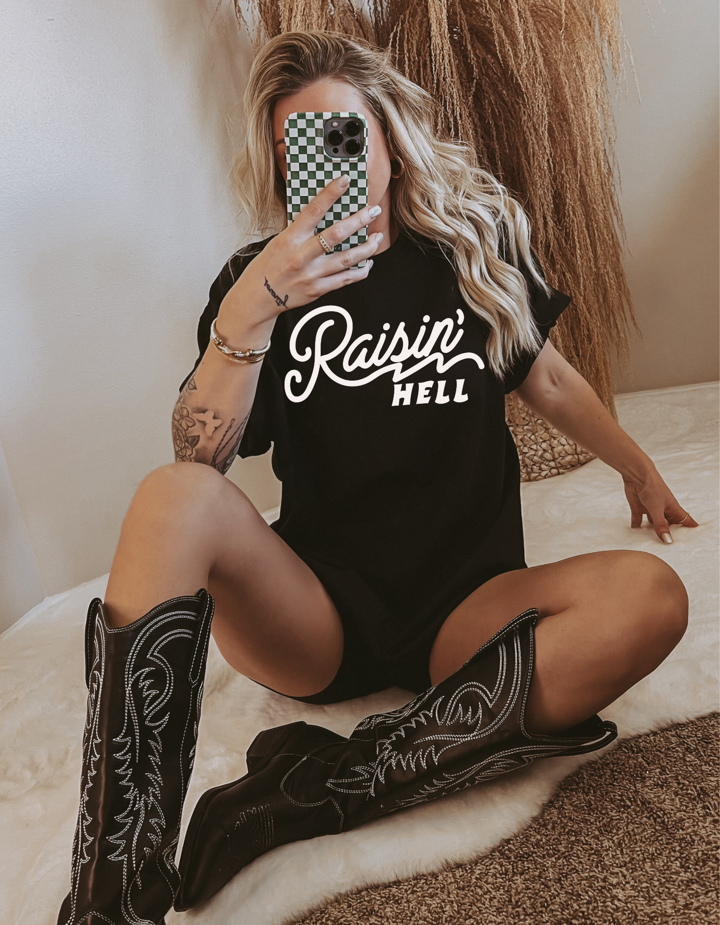 Raisin' Hell -  Crewneck, Hoodie, or T-Shirt